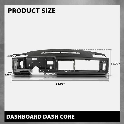 لوحة القيادة G-PLUS متوافقة مع 1988-1994 Chevy & GMC Truck Fit 1992 1993 1994 Chevy Blazer GMC Yukon Suburban أسود ABS in Saudi Arabia