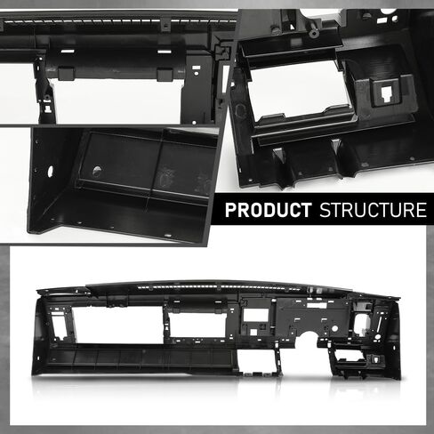 لوحة القيادة G-PLUS متوافقة مع 1988-1994 Chevy & GMC Truck Fit 1992 1993 1994 Chevy Blazer GMC Yukon Suburban أسود ABS in Saudi Arabia