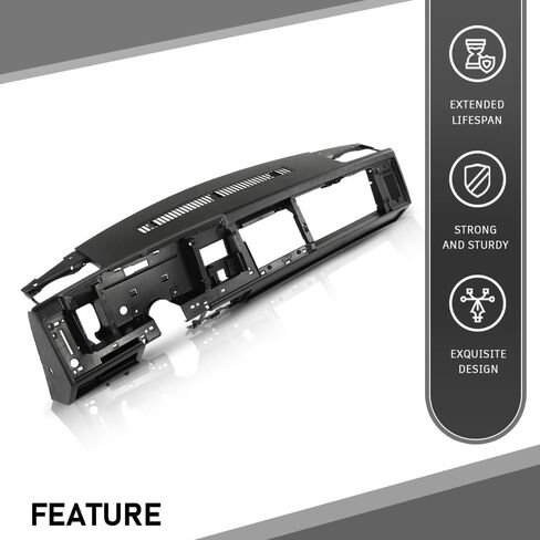 لوحة القيادة G-PLUS متوافقة مع 1988-1994 Chevy & GMC Truck Fit 1992 1993 1994 Chevy Blazer GMC Yukon Suburban أسود ABS in Saudi Arabia
