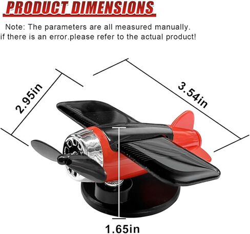 YoRise Rotating Airplane Car Dashboard Decorations, Solar Power Car Decorations for Relieves Fatigue, Quiet-Rotation Airplane Dashboard Decorations for Vehicle, Office, Home (Silver) in Saudi Arabia