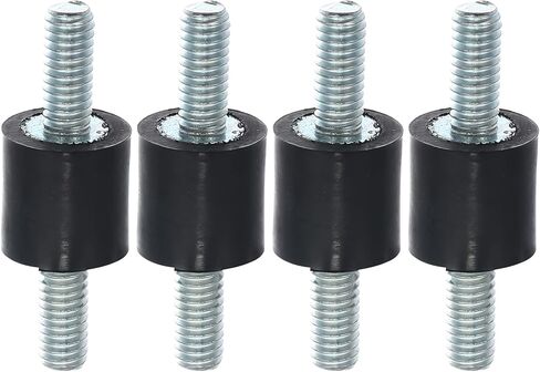 X AUTOHAUX 4 قطعة M4 سيارة مضادة للاهتزاز المطاط المعزل المثبط 10x10 مللي متر المطاط بكرة جبل امتصاص الصدمات يتصاعد للضواغط محركات VV in Saudi Arabia