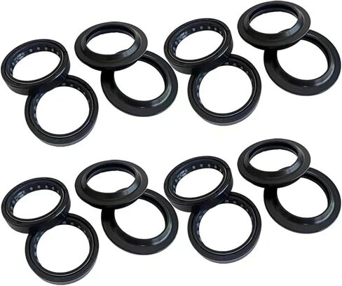 43x55x11 43 55 43 * 55 Front Shock Fork Damper Shaft Dust Oil Seal Retainers For 599 BABY SPEED 02-03 599 SPEED FOUR 04-06(2pc Seal 2pc Cover) in Saudi Arabia
