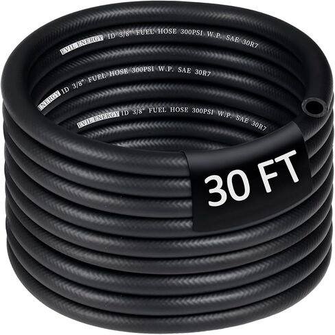 EVIL ENERGY 1/4 Fuel Hose Line Push Lock NBR Rubber SAE 30R7 30FT 300PSI in Saudi Arabia