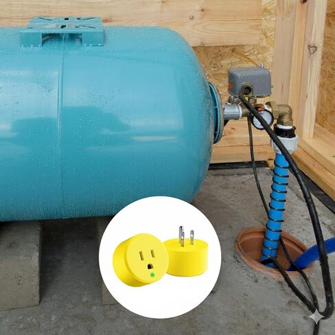 Thermostatically Controlled Outlet - On at 32°F/Off at 50 °F, Thermostat Plug Outlet, No Need to Close Manually, for Chicken Water Coop Heater Heated Water Bowl Bird Bath Deicer Roof Cable (4 Pcs) in Kuwait