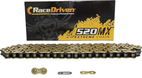 سلسلة مدفوعة بالسباق 520-120 L MX Gold لـ KTM/Polaris/Honda/Yamaha/Kawasaki بواسطة Race-Driven in Saudi Arabia