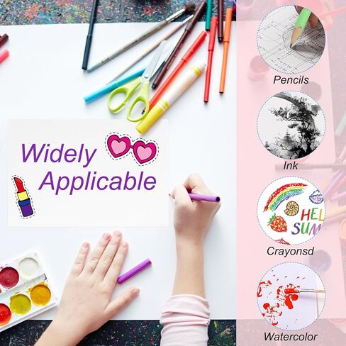 PATIKIL 60 Sets Pure Cotton Watercolor Cards 140lb/300 GSM Postcards with Envelopes for Art Painting Creative Thank Notes, 5x7 Inch Foldable Size(Red) in Saudi Arabia