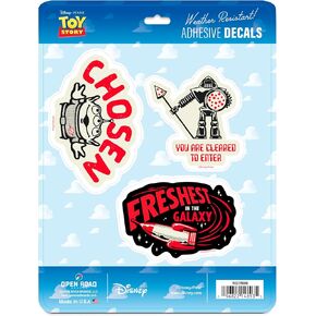Disney Pixar Toy Story Characters Adhesive Vinyl Decals - Fun Set of 5 Toy Story Stickers Including Buzz, Woody and Aliens in Kuwait