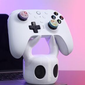Knight Figure Controller Holder, 3D Printed Knight Game Controller Stand, Compatible with Xbox/PS4/PS5 Controller, Great Gift for Knight Game Fans (White) in Saudi Arabia