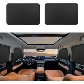 ستائر جانبية للسيارة - ظلال شمسية للخصوصية، أغطية نوافذ سيارة خفيفة مغناطيسية بنسبة 100% مع شعور بالبرودة (أسود، D-4 قطع) in Kuwait