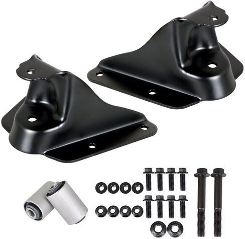 Pair Rear Forward Leaf Spring Mounting Brackets (LH & RH) for 1980–1996 Ford F-150 RWD – Replaces 722-002, EOTZ-5775-F in Saudi Arabia