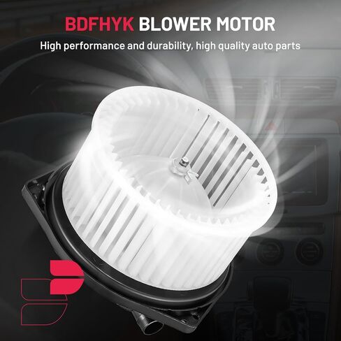 BDFHYK AC Heater Blower Motor Fan 700258 Compatible with Hyundai Elantra Santa Fe Santa Fe Sport Santa Fe XL Kia Cadenza Optima Sedona Sorento,HVAC Blower Motor Assembly Replacement for PM4036 75867 in Kuwait
