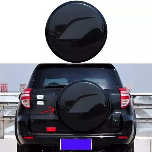 الإطارات الاحتياطية أغطية الاطارات الإطارات الخلفية SBlack يناسب لتويوتا RAV4 2009 2010 2011 2012 2013 in Saudi Arabia
