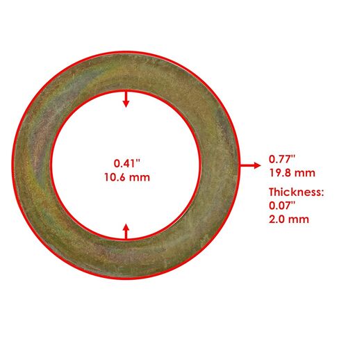 Caltric Trailing Arm/Carrier Bolt Nut Washer Kit Compatible with Polaris RZR XP 4 Turbo 2016-2021 in Saudi Arabia