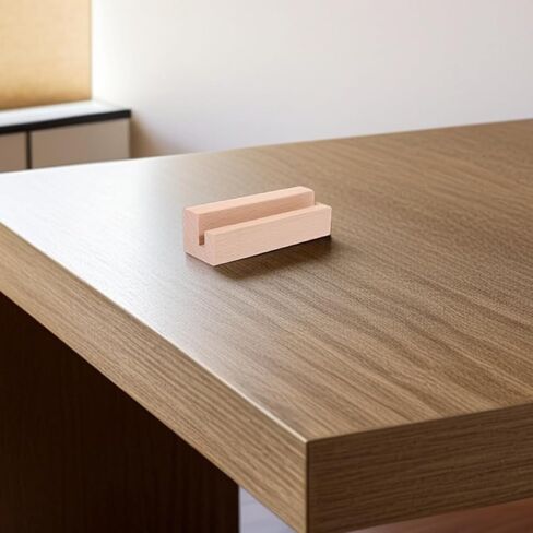 Toyvian 2Pcs Wooden Desk Calendar Stand Versatile Memo Paper Holder for Photos Cards Notes Chic Decor for Home Office Tabletop Display Smooth Finish Durable Wood Construction in Saudi Arabia