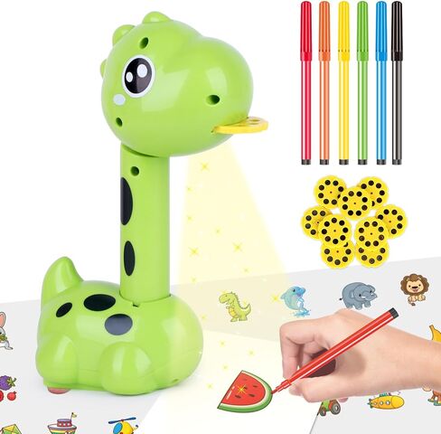 Giraffe Drawing Projector for Kids with 72 Templates Kids Drawing Kit, Toys for 4+ Year Old Girls，Perfect for 4 5 6 Year Old Girls Birthday Idea in Saudi Arabia