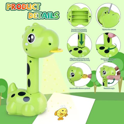Giraffe Drawing Projector for Kids with 72 Templates Kids Drawing Kit, Toys for 4+ Year Old Girls，Perfect for 4 5 6 Year Old Girls Birthday Idea in Saudi Arabia