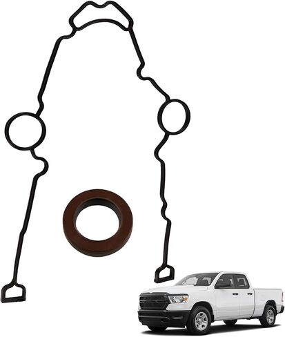 Engine Timing Cover Gasket and Oil Seal Set Compatible with 2003-2020 Chrysler 300 Ram 1500 2500 3500 4500 5500 4000 Jeep Grand Cherokee Dodge Charger Replaces TCS46169 5139933AD 53021585AD in Saudi Arabia