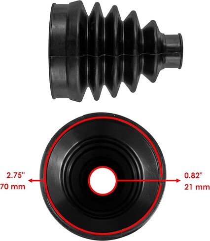 Caltric Front Axle Inner & Outer CV Boot Compatible with Polaris Ranger 1000 Full Size 2022-2023 / Ranger EV Full Size Premium 2023-2024 in Saudi Arabia