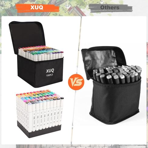 علامات الكحول، 80 لونًا، أقلام تحديد فنية دائمة برأس فرشاة مزدوجة، قلم تلوين، لصنع بطاقات رسم الكتب، هدية عيد الميلاد للبالغين، حزمة قيمة رائعة للمبتدئين in Saudi Arabia
