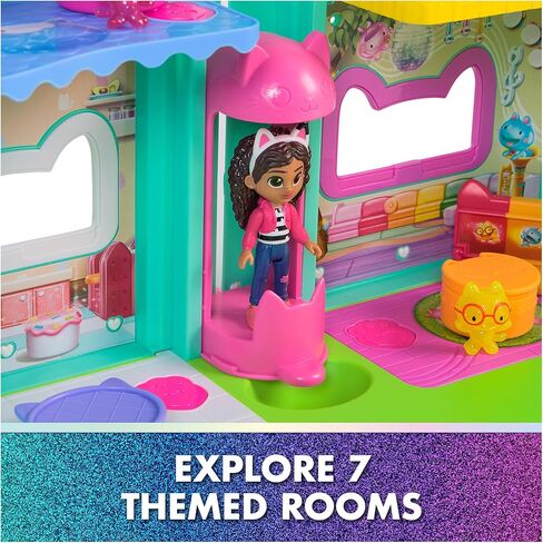 DreamWorks GABBY'S Dollhouse The Movie، مجموعة قصة Paw-Some Party مع DJ Catnip، 2 ممحاة ألعاب القطط وملحقاتها، ألعاب أطفال للفتيات والأولاد من سن 3 سنوات فما فوق in Saudi Arabia