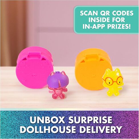 DreamWorks GABBY'S Dollhouse The Movie، مجموعة قصة Paw-Some Party مع DJ Catnip، 2 ممحاة ألعاب القطط وملحقاتها، ألعاب أطفال للفتيات والأولاد من سن 3 سنوات فما فوق in Saudi Arabia
