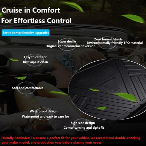 Grand Cherokee Cargo Liner，All Weather 3D Tech Durable TPO Waterproof Rear Cargo Trunk Tray Floor Mat Protector Compatible with Jeep Grand Cherokee 2011-2022 Model,Not for 2021 L /2022 L or 4XE Model in Kuwait