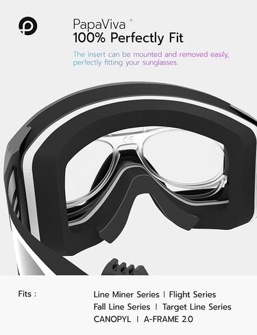 إدراج محول وصفة طبية RX بمشبك لنظارات التزلج Oakley Line Miner L OO7070/Line Miner M OO7093 in Kuwait
