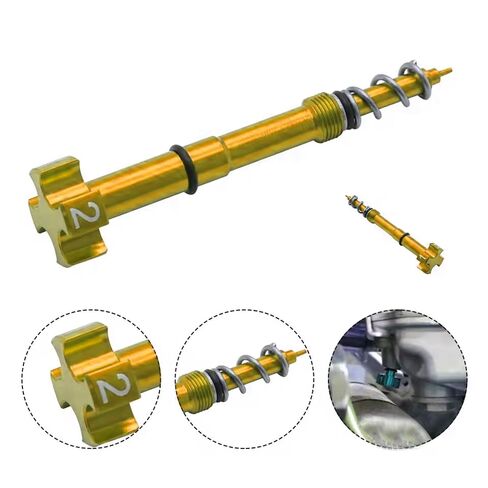 مكربن ​​ألومنيوم سهل التعديل برغي خليط وقود الهواء لياماها YZ426F WR426F 2000-2002 WR250F WR450F YFZ450 YZ250F 2004-2009 (أزرق) in Kuwait
