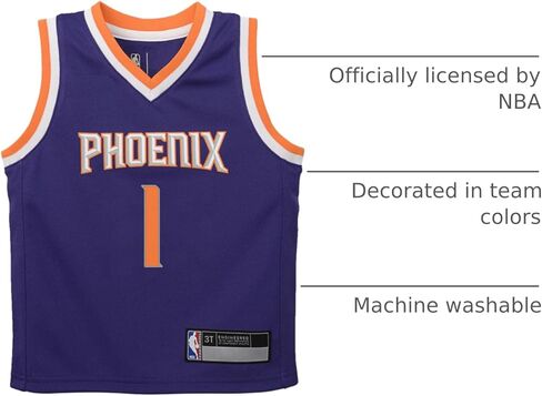 Devin Booker Phoenix Suns Boys Kids 4-7 Purple Icon Edition Player Jersey in Saudi Arabia
