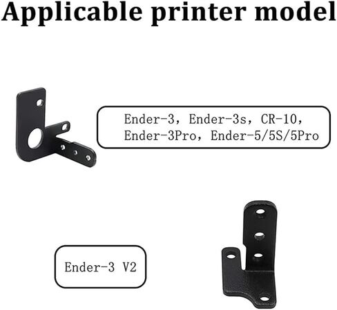 كابل تمديد BL Touch وأجزاء تثبيت دعامة التثبيت لـ Creality Ender 3V2، Ender 3 Pro، Ender 5، CR-10 - (اللون: أسود) in Saudi Arabia