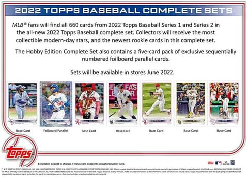 مجموعة هوايات Topps Baseball Factory لعام 2022 (660 بطاقة: 5 بطاقات متوازية من رقائق معدنية) in Kuwait