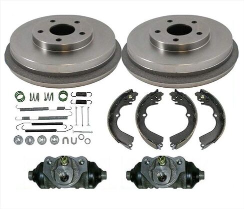 Drums Brake Shoes Wheel Cyl fits for Subaru 98-08 Forester Only With 4Wheel ABSSTOP LOOK CHECK CHECK YOUR INFO ONLY MODELS WITH ABS BRAKING SYSTEM in Saudi Arabia
