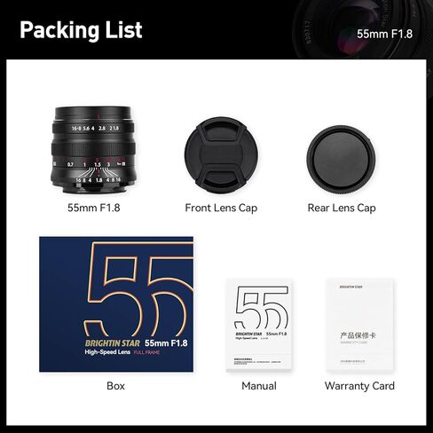 Brightin Star AF 50mm F1.4 Camera Lens Fit for Sony E-Mount in Saudi Arabia