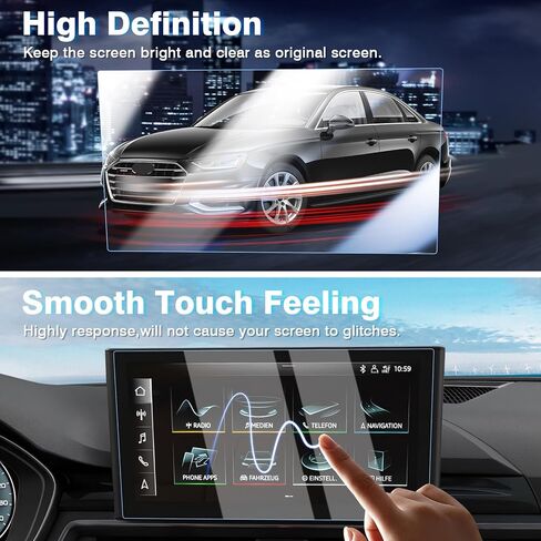 Karltys 2 Pack Rear Screen Protector for 2021-2024 Chevy Tahoe/Suburban/GMC Yukon Denali 12.6-Inch Touch Screen, 9H Tempered Glass, Yukon Rear Seat Entertainment Screen Protector Cover in Kuwait