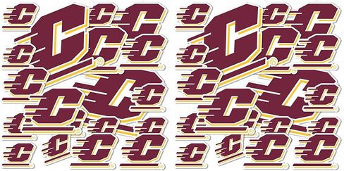 Desert Cactus Central Michigan University CMU Chippewas Stickers Vinyl Decals Laptop Water Bottle Car Scrapbook T1 (Type 1-1) in Saudi Arabia