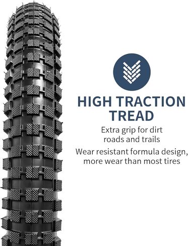 YunSCM 18" Bike Tires 18x2.40/64-355 60TPI and 18" Bike Tubes Schrader Valve with 2 Rim Strips Compatible with Mountain/Off Road Bike 18 x 2.35 18 x 2.4 Bike Tires and Tubes (Y-1114) in Saudi Arabia