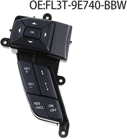 FL3T-9E740-BBW لفورد F150 F250 F350 F-150 2015-2018 عجلة القيادة التبديل زر مثبت السرعة التبديل FL3T9E740BBW in Saudi Arabia