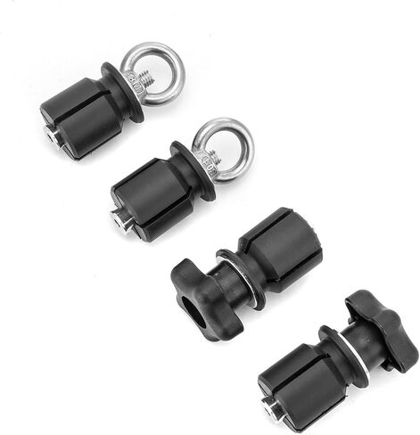 8 قطع ATV UTV مجموعة مرساة ربط للأسفل، دبوس توسيع، مرساة سرير للقفل والركوب من الفولاذ المقاوم للصدأ متوافق مع Polaris Ranger General 1000 XP مع فتحة 1-7/16 بوصة in Kuwait