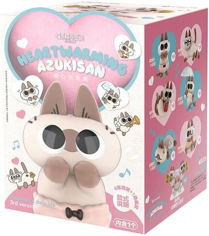 Popdrop Heartwarming Azukisan Vol 3، شخصية Kawaii Cat القابلة للتجميع، وردي وأبيض، الإصدار الثالث، سلسلة الحياة اليومية in Saudi Arabia