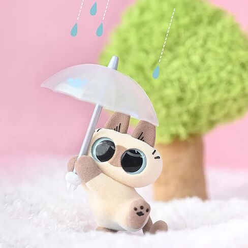 Popdrop Heartwarming Azukisan Vol 3، شخصية Kawaii Cat القابلة للتجميع، وردي وأبيض، الإصدار الثالث، سلسلة الحياة اليومية in Saudi Arabia