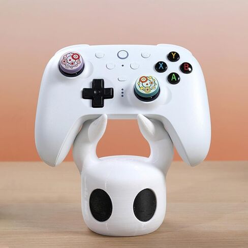 Knight Figure Controller Holder, 3D Printed Knight Game Controller Stand, Compatible with Xbox/PS4/PS5 Controller, Great Gift for Knight Game Fans (White) in Saudi Arabia