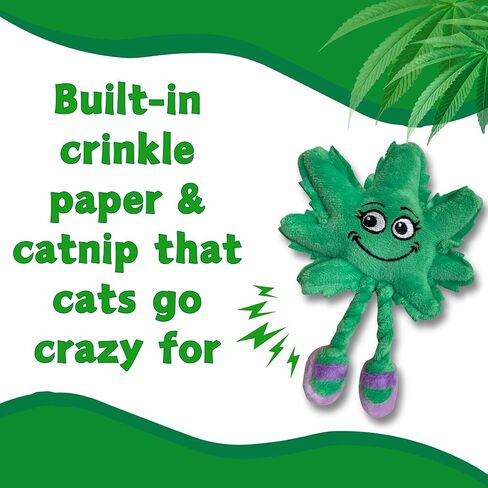 PAW:20 Lil' Mary Jane | Funny Cat Toy | Cool Plush Catnip Toy | Fun Novelty Gift | Play and Funny Photos | Shelf Sitter in Kuwait