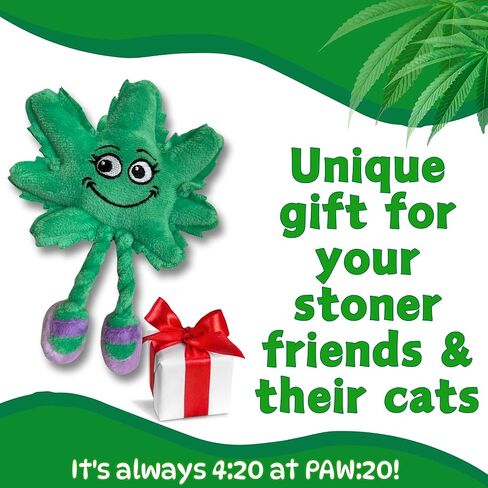 PAW:20 Lil' Mary Jane | Funny Cat Toy | Cool Plush Catnip Toy | Fun Novelty Gift | Play and Funny Photos | Shelf Sitter in Kuwait