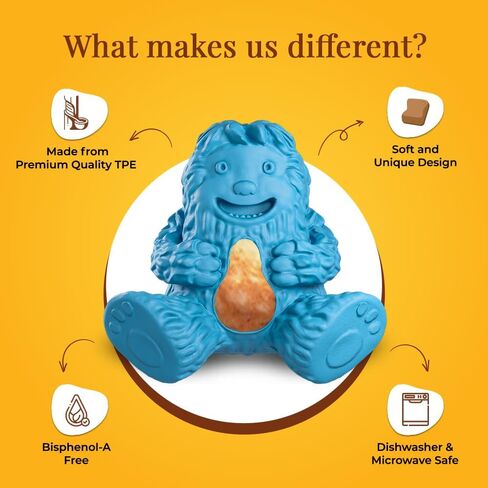 Dogsee Play Treatoy | Long-Lasting Chew Toy for Dog | Fun & Safe Playtime | Puffy Nugget Treat | Helps in Cleaning Teeth, Fight Plaque, Tartar and Keeps Breath Fresh - Green in Kuwait