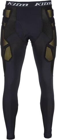 KLIM Men's Tactical Pant Motorcycle Padded Compression Base Layer Pants - Size XL - Black in Kuwait