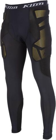 KLIM Men's Tactical Pant Motorcycle Padded Compression Base Layer Pants - Size XL - Black in Kuwait