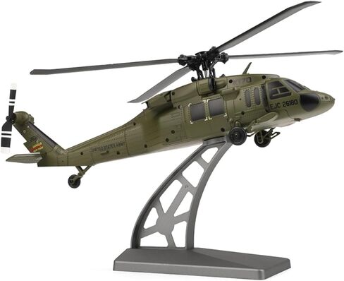 WL K170 RC Helicopter for Adults, UH-60L 170 Size 2.4G 4CH Flybarless Remote Controlled Aircraft Plane with Display Stand and Helipad, One-Key Takeoff/Landing, Outdoor Hobby RC Model in Saudi Arabia