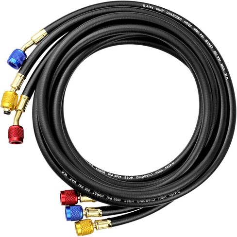 HVAC Manifolds Gauges Hose Set Refrigerants Charging Hoses With Valves Tension Hose For R134A R410A R22 High Pressure Resistance in Saudi Arabia