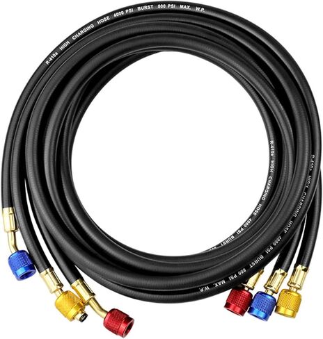 HVAC Manifolds Gauges Hose Set Refrigerants Charging Hoses With Valves Tension Hose For R134A R410A R22 High Pressure Resistance in Saudi Arabia