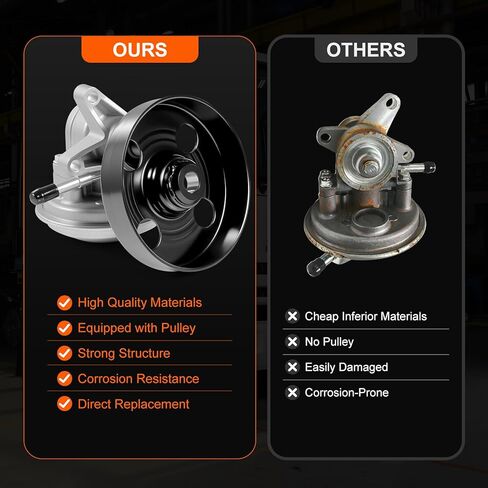 Isuzu Vacuum Pump 8975481860 for Isuzu NPR NQR N-Series I-Series Gas Engines Trucks 2020.5 2021 2022 2023, Replaces Part# 290KT00030 97780770 97548186 Updated Belt-Driven Vacuum Pumps in Saudi Arabia